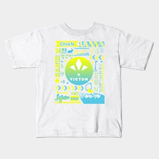 VICTON Collage Kids T-Shirt